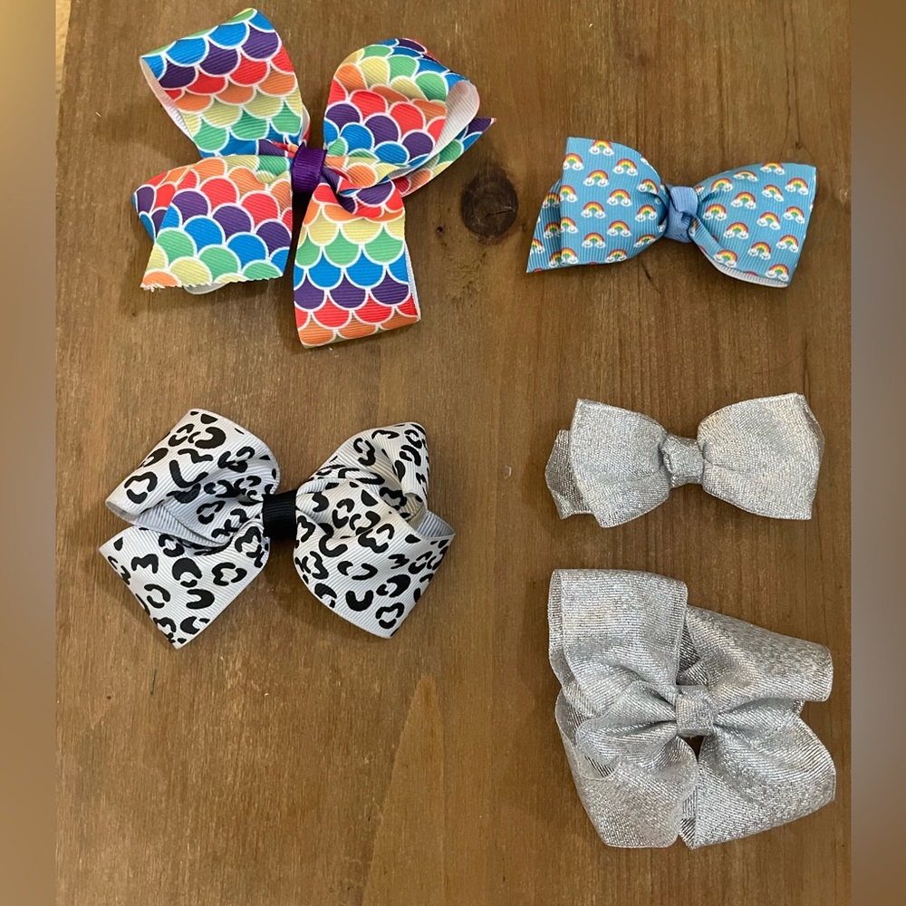 Girls clip hair bows